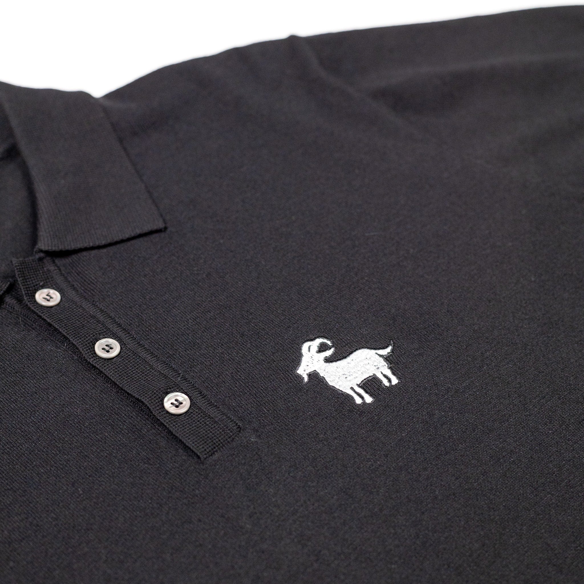 **MOE Black Polo Shirts Canada-Golf-Lifestyle-Clothing-Brand