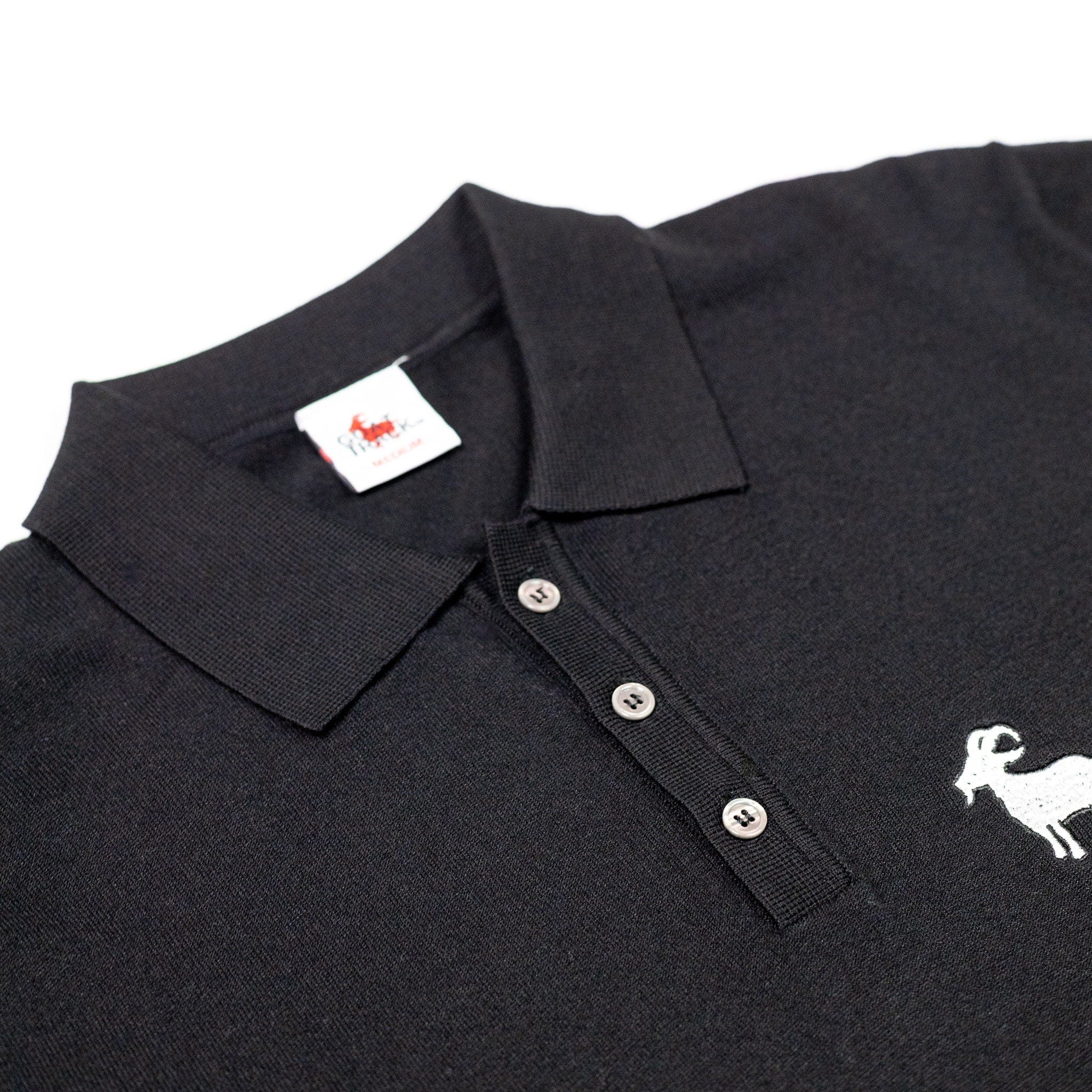 **MOE Black Polo Shirts Canada-Golf-Lifestyle-Clothing-Brand