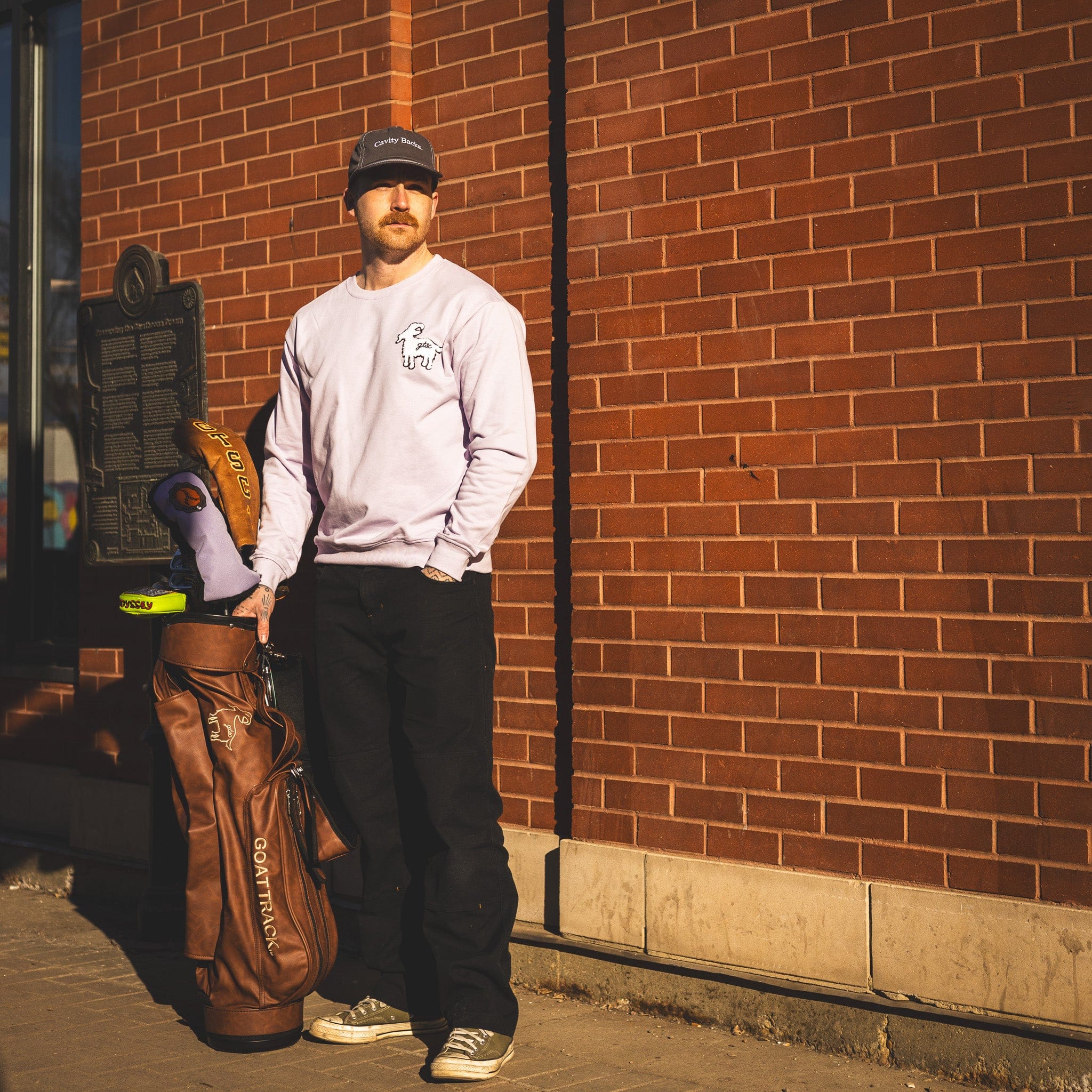 MOE Lilac Crew Sweater Canada-Golf-Lifestyle-Clothing-Brand