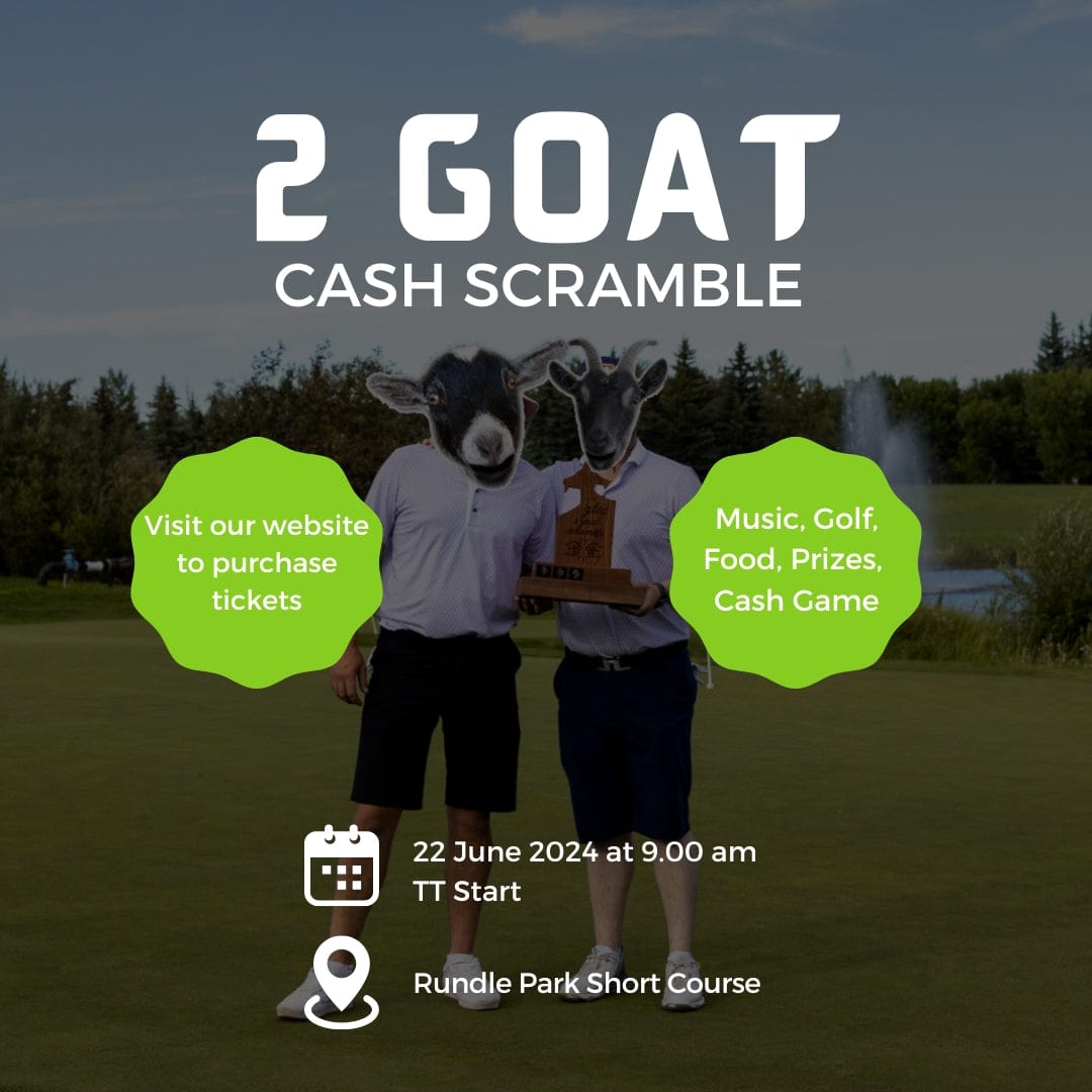 **2-GOAT Scramble social club Canada-Golf-Lifestyle-Clothing-Brand