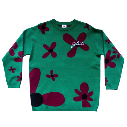 Floral Knit Jumper Sweater Canada-Golf-Lifestyle-Clothing-Brand