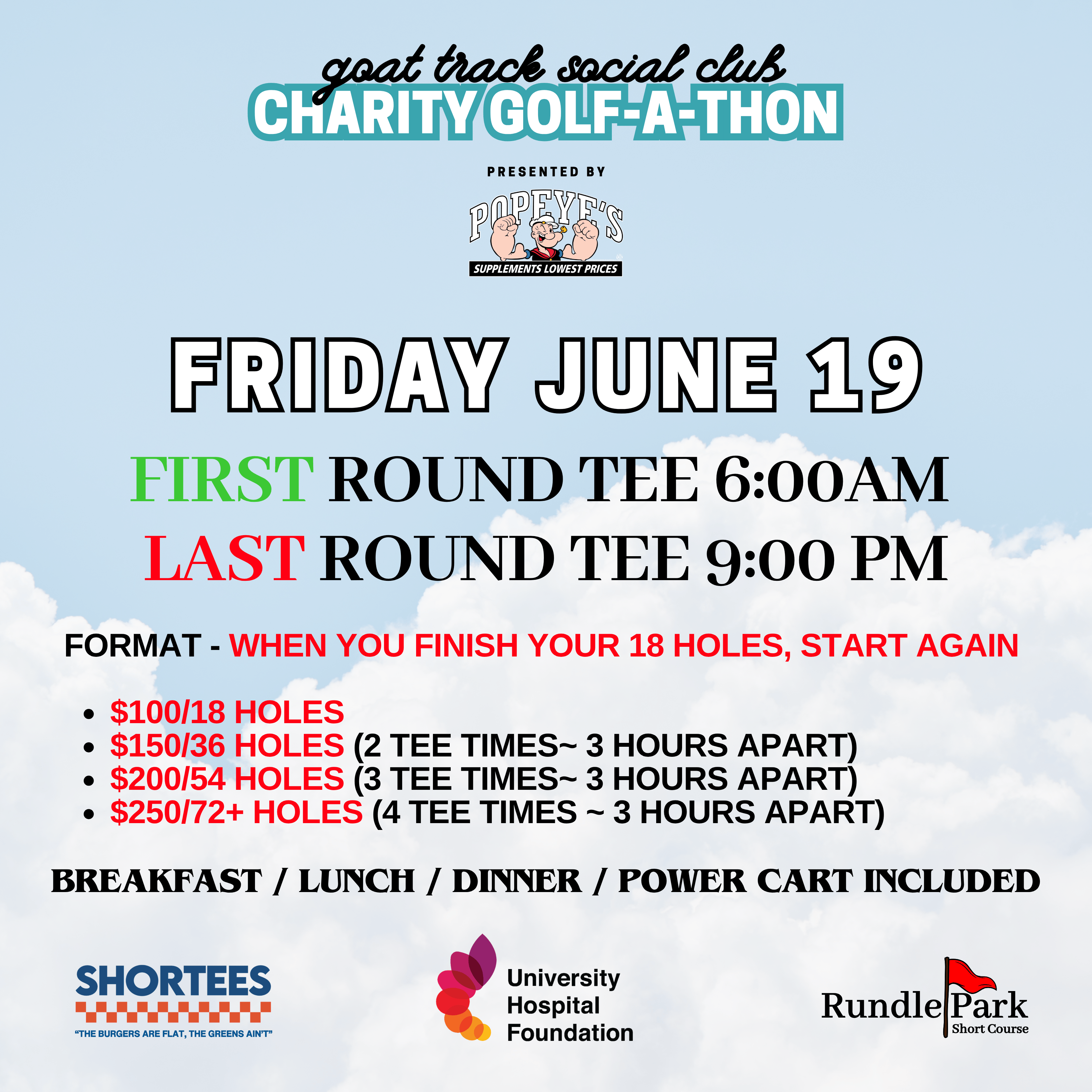 Golf-a-Thon 2026 Presented by Popeyes Supplements Canada social club Canada-Golf-Lifestyle-Clothing-Brand