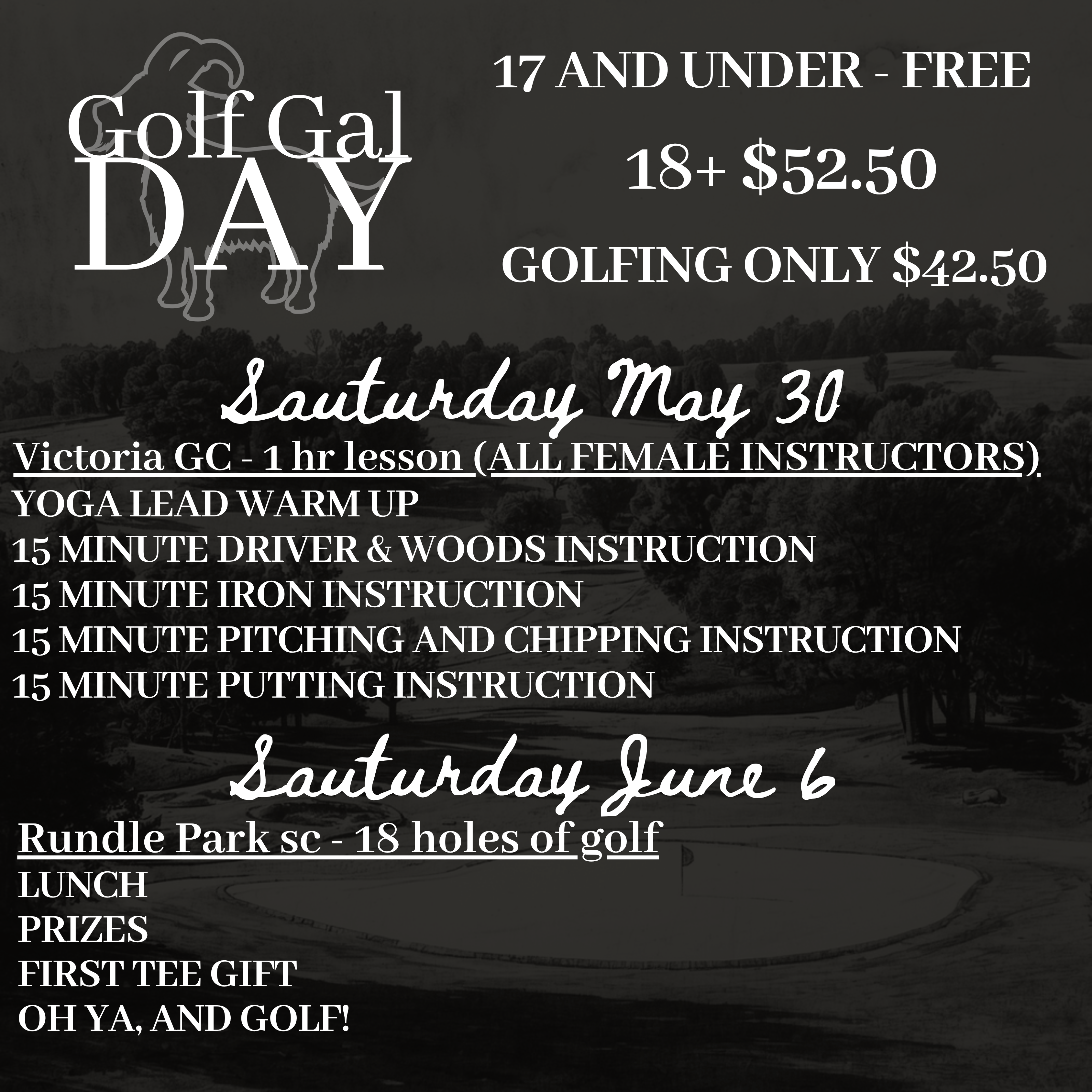 Golf Gal Day 2026 social club Canada-Golf-Lifestyle-Clothing-Brand