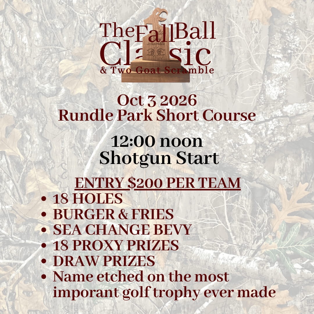 GTSC FALL BALL CLASSIC & TWO GOAT SCRAMBLE social club Canada-Golf-Lifestyle-Clothing-Brand